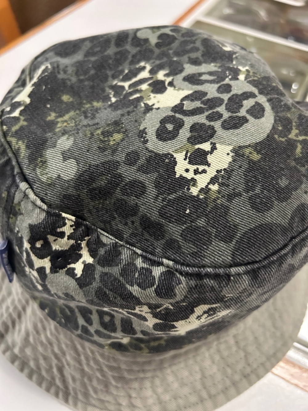 Disney Green & Gray Camo Mickey Bucket Hat - Picture 3 of 5